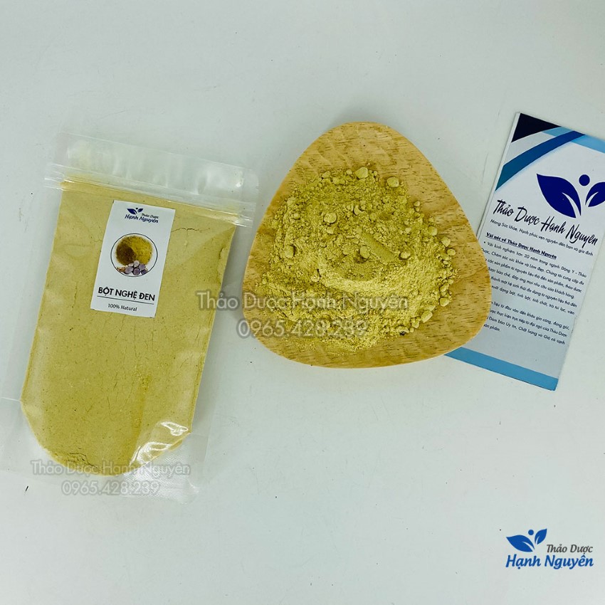 Bột nghệ đen nguyên chất 500g, hỗ trợ tốt cho tiêu hóa, giảm đau dạ dày, đại tràng, làm đẹp da