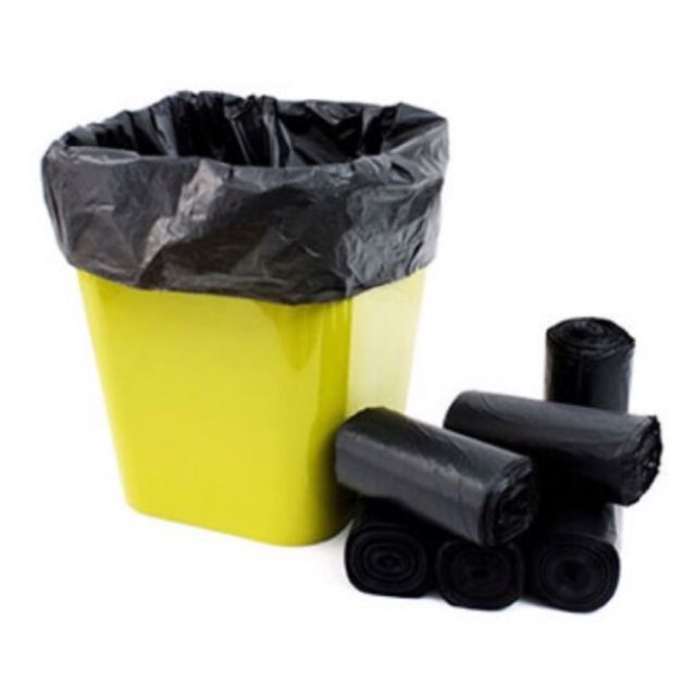 COMBO 3 Cuộn Rác Tự Phân Hủy Màu Đen Size Trung 55x65CM