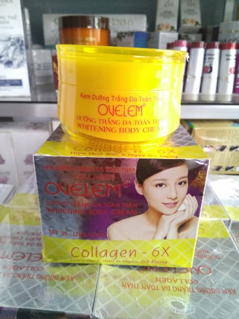 Kem dưỡng trắng da toàn thân Collagen 6x