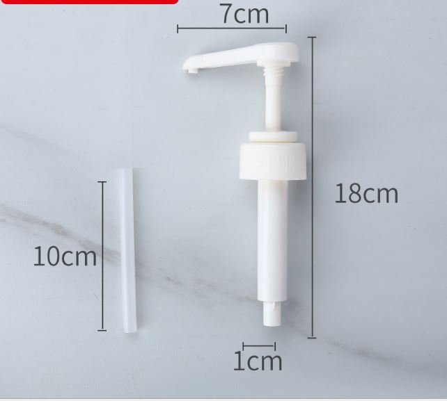 Vòi bơm bình thủy tinh sirup 1100ml