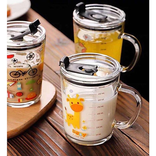 Cốc pha sữa chia vach 350ml có quay