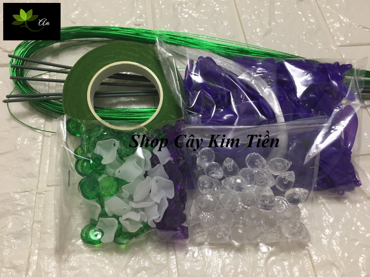 Nguyên liệu làm cành lan cánh cúc ( có video hướng dẫn)