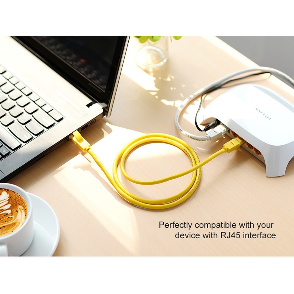 Cáp Mạng Đúc Sẵn Cat5e UTP Màu Vàng UGREEN NW103