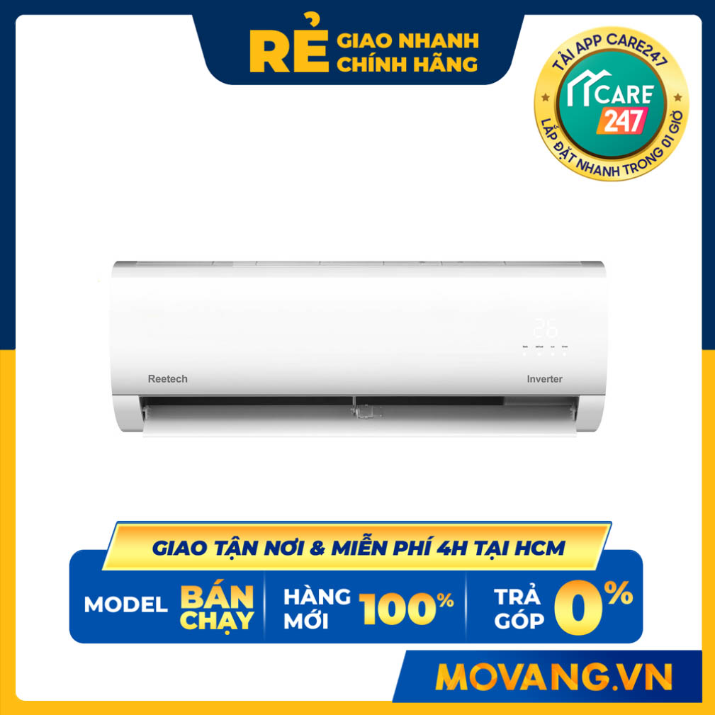 [GIAO TẠI HCM] -  Máy lạnh Reetech Inverter 2.5 HP RTV24-BK-BT