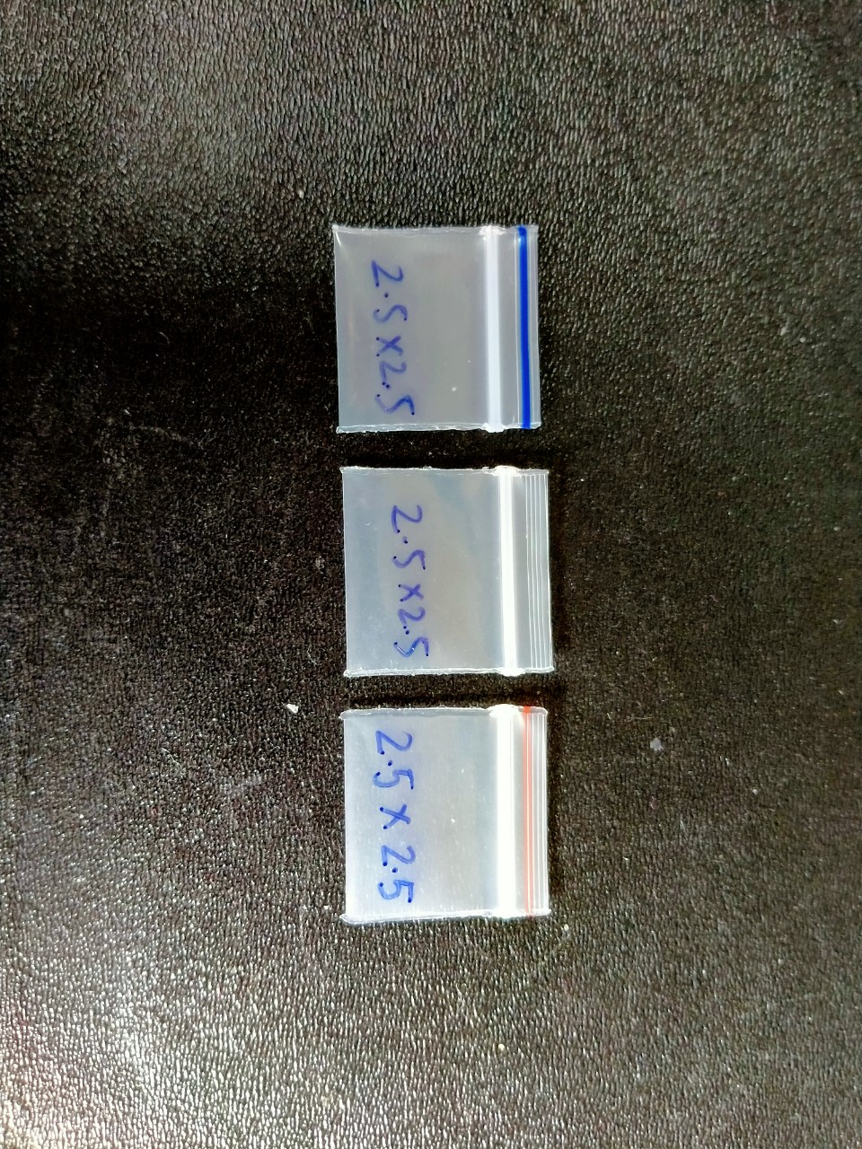 combo 500 cái túi zịp 2.5x2.5 cm dầy đẹp