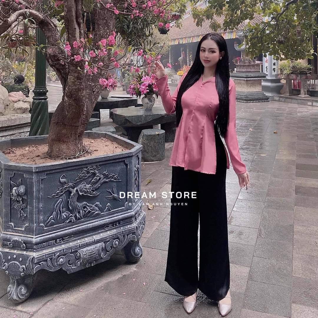 [HCM]SET ĐỒ LAM ĐI CHÙA CAO CẤP