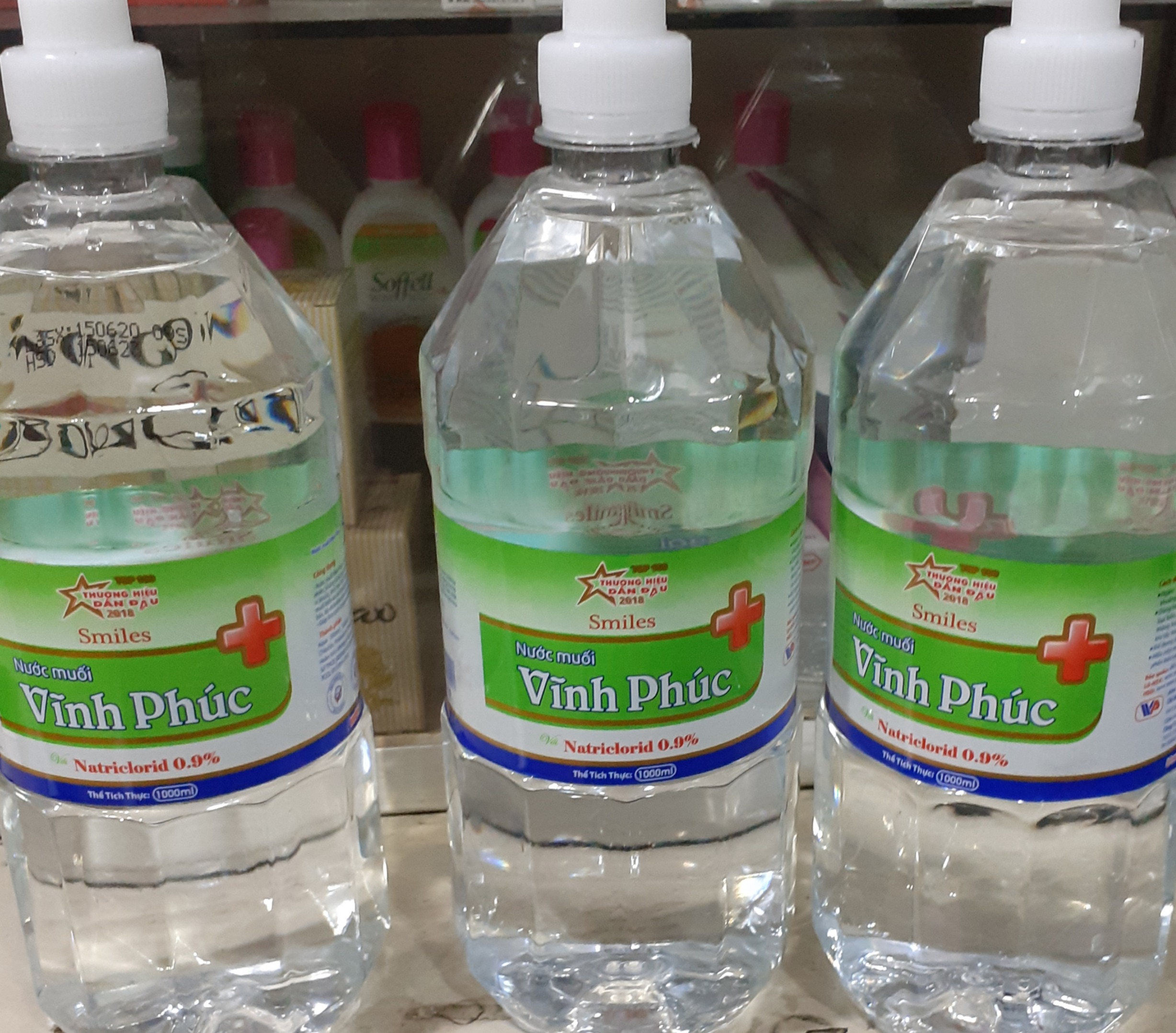 Nước muối sinh lý 0.9%chai 1 lít