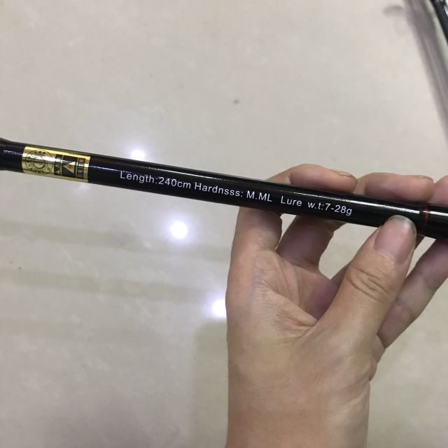 Cần lure 2 ngọn m ml 1m8 2m1 2m4  (xả hàng giảm giá và cam kết bảo hành đổi trả ạ)