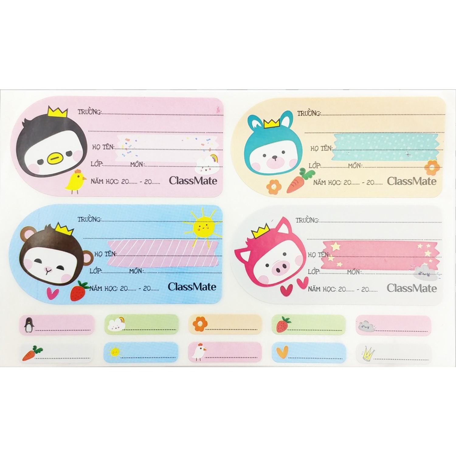 COMBO 2 TẬP  Nhãn vở Classmate Cartoon CL-NT222