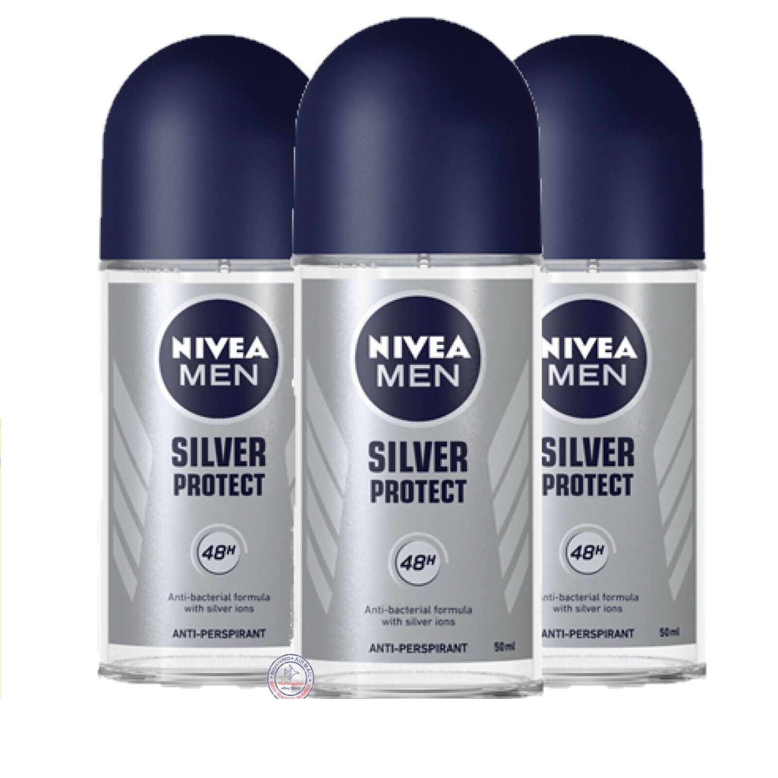 [HCM]Lăn Khử Mùi Nivea Men Silver Protect chai 50ml