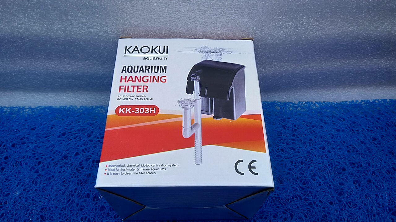Bộ lọc nước treo vách bể cá. [Kaokui-Sobo]