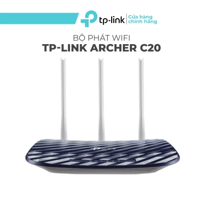 Bộ Phát Wifi Băng Tần Kép AC750 TP-Link Archer C20 - Hàng Chính Hãng