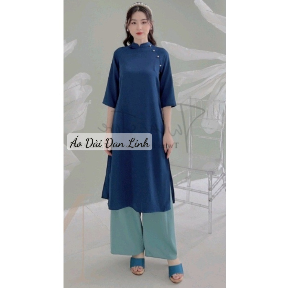 Áo dài suông đủ màu, áo dài cách tân suông dáng xưa - Áo Dài Đan Linh