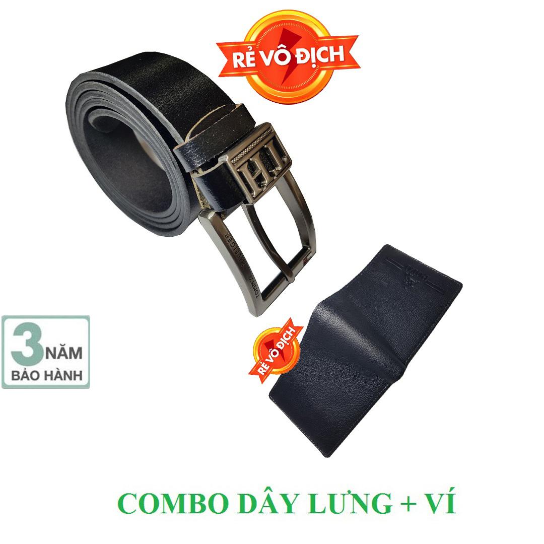 [HCM]Bán thắt lưng da bò nguyên miếng tặng ví da bò trị giá 90.000