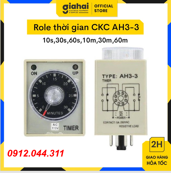 Role thời gian CKC AH3-3 (10s,30s,60s,10m,30m,60m) TBD12