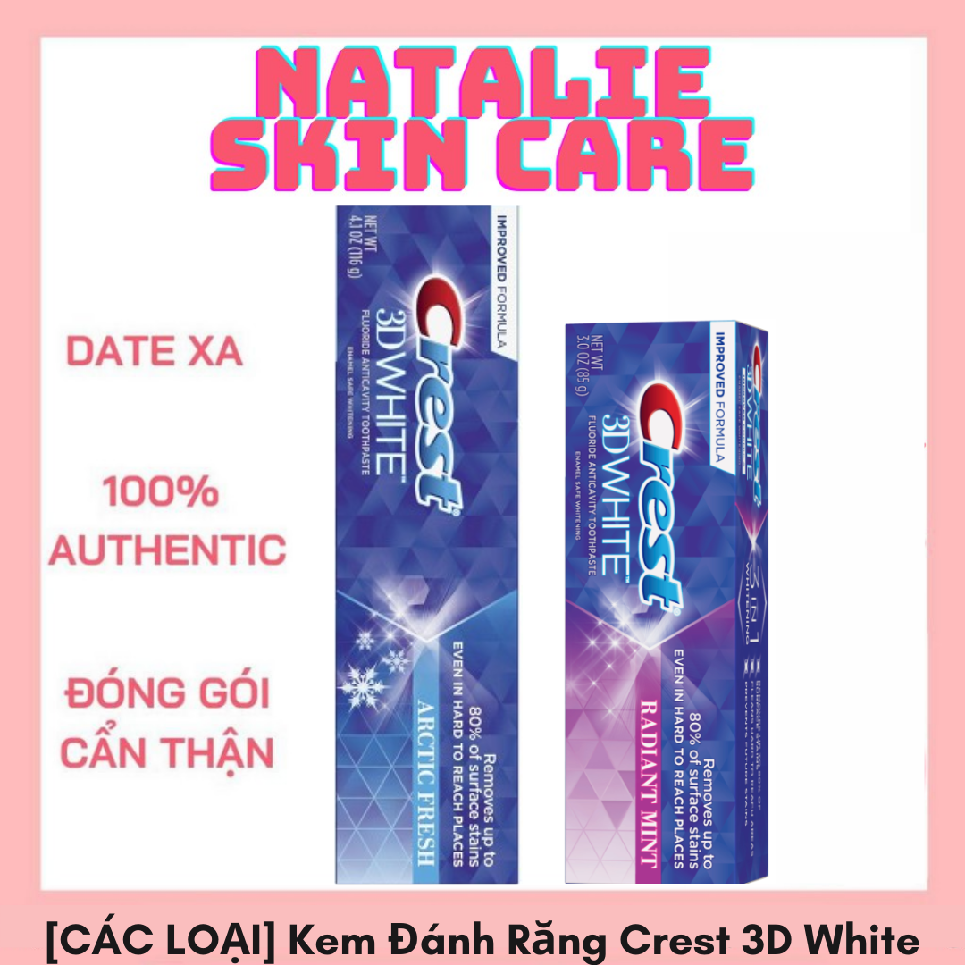 [CÁC LOẠI] Kem Đánh Răng Crest 3D White Toothpaste