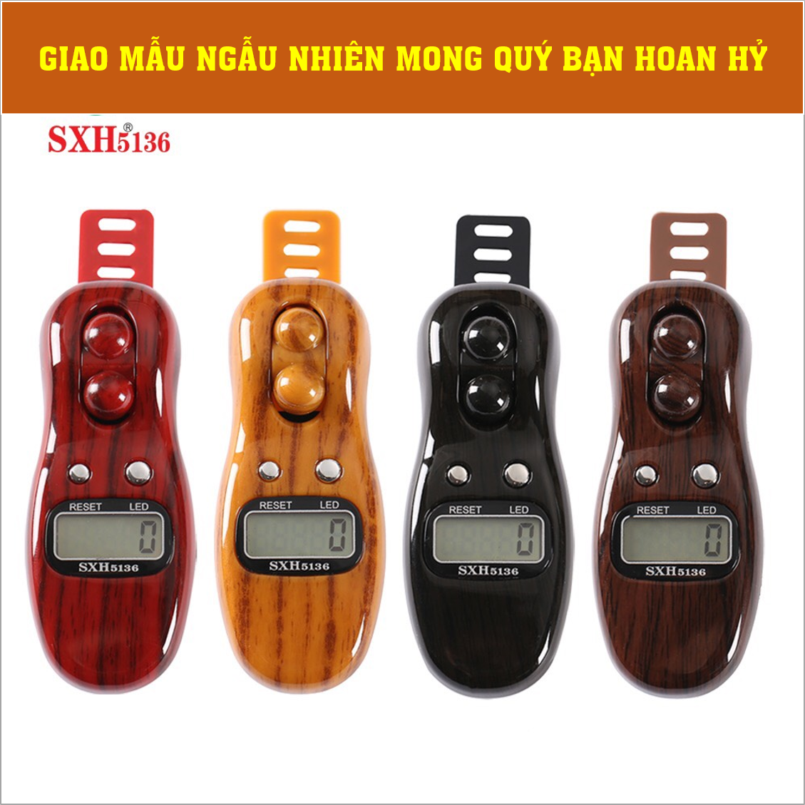 MÁY ĐẾM SỐ NIỆM PHẬT -  Dạng chuỗi Cao Cấp - Có Đèn Led 🙏