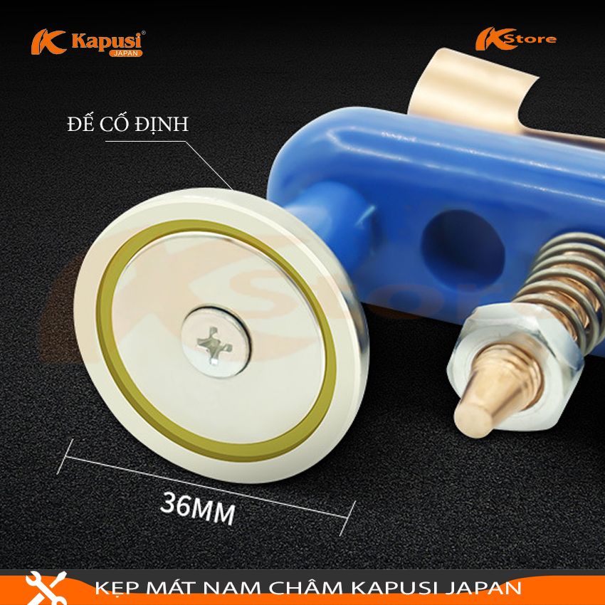 KẸP MÁT NAM CHÂM ĐƠN KAPUSI JAPAN 500A