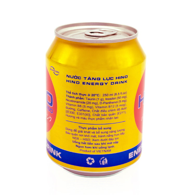 Nước tăng lực HINO 250ml