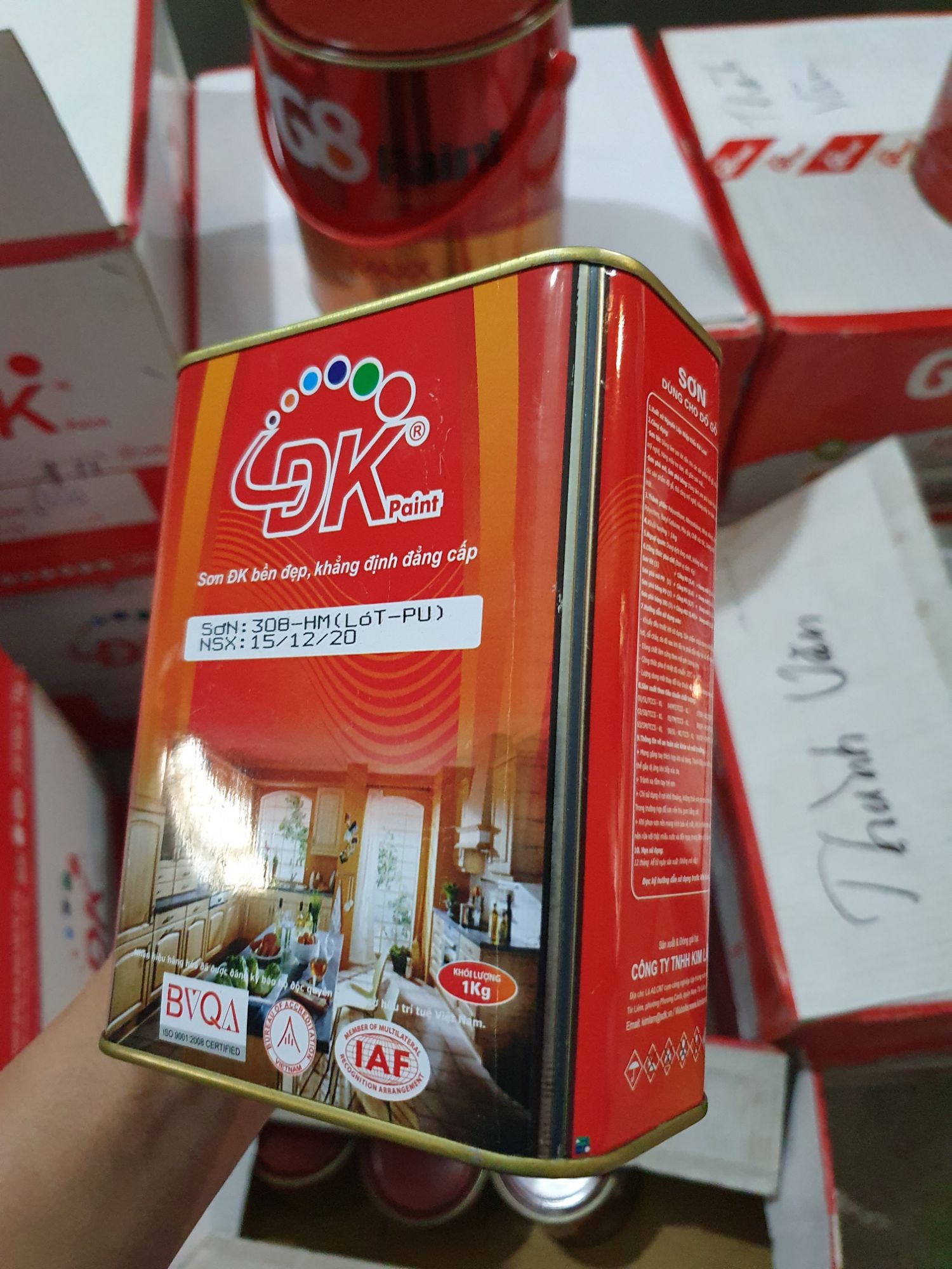 Sơn Lót PU Đại Kiều 308 hộp 1kg