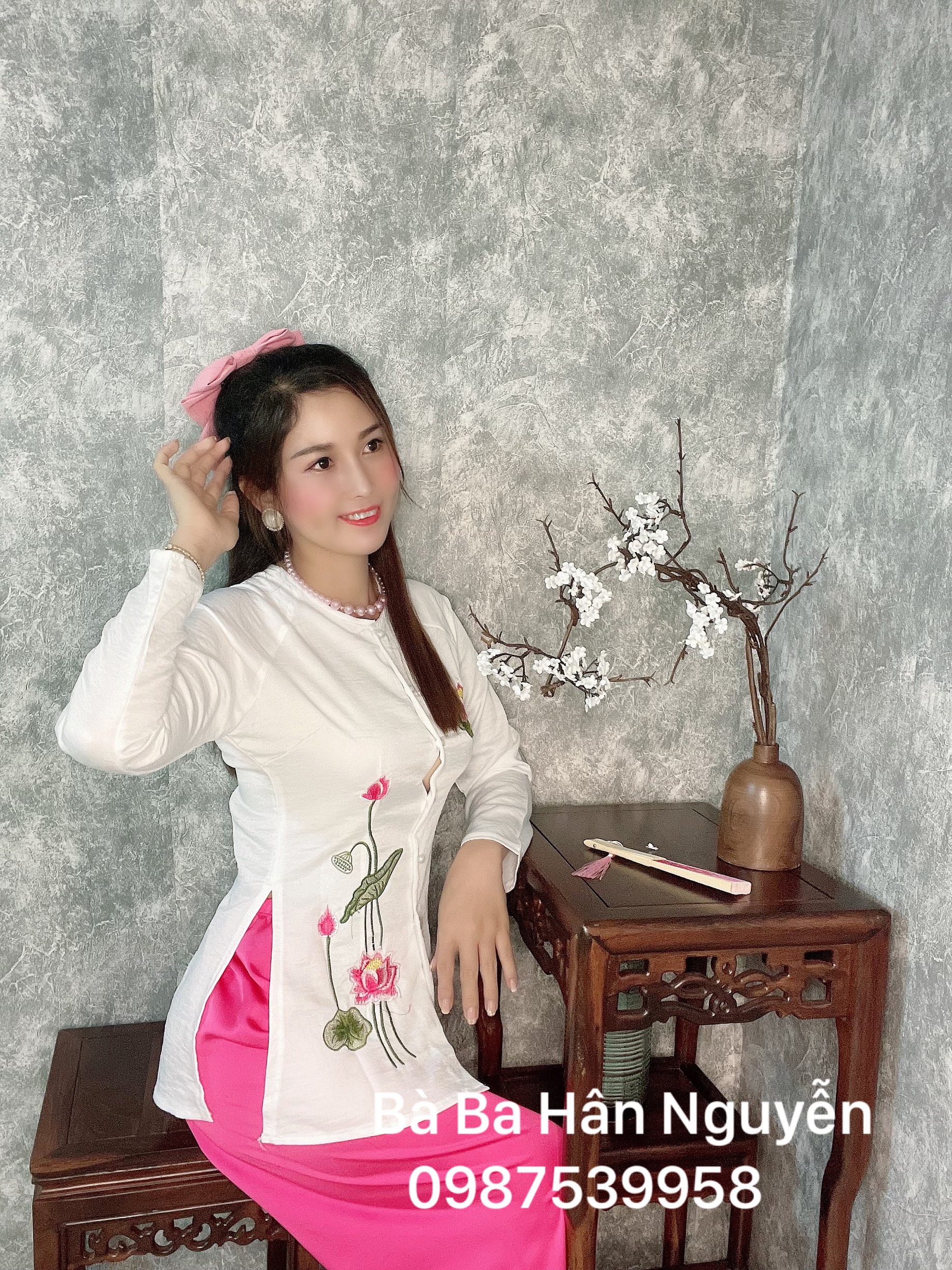 ÁO BÀ BA GÁM DÂY KÉO ( BÁN ÁO LẼ -QUẦN LẼ )