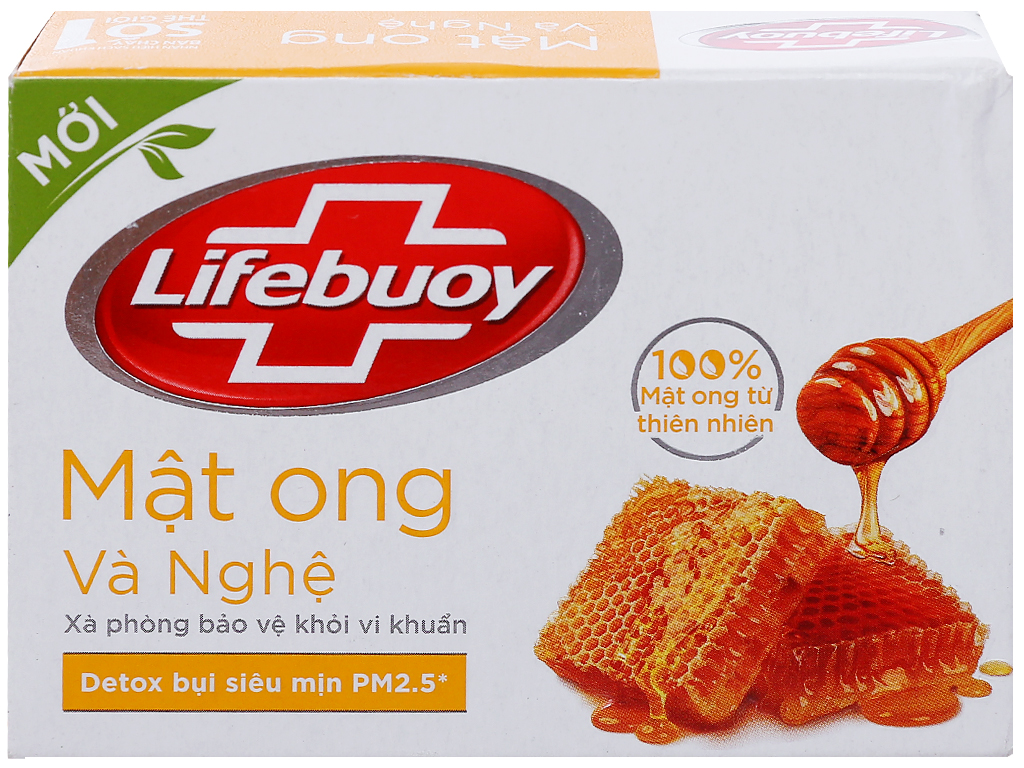 Xà bông cục Lifebuoy mật ong và nghệ 90g