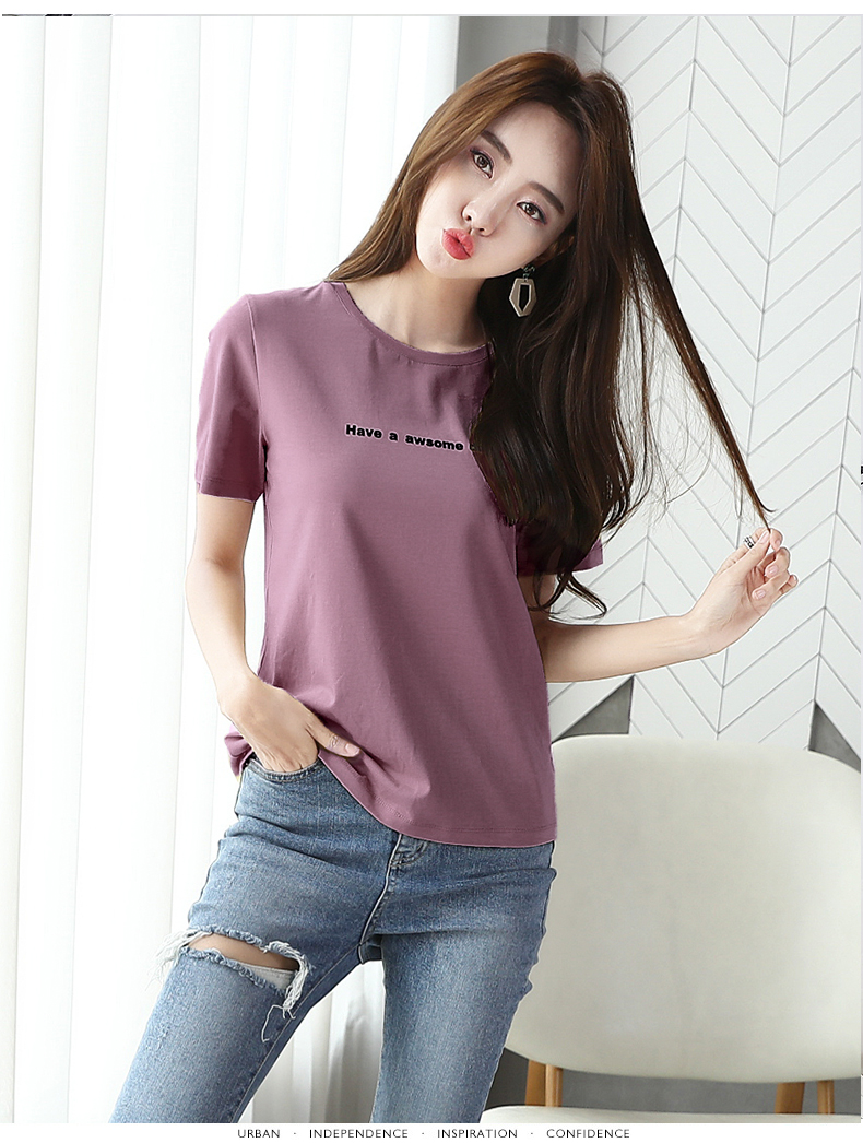 Áo Thun Nữ Form Body Màu Đẹp AWSOME