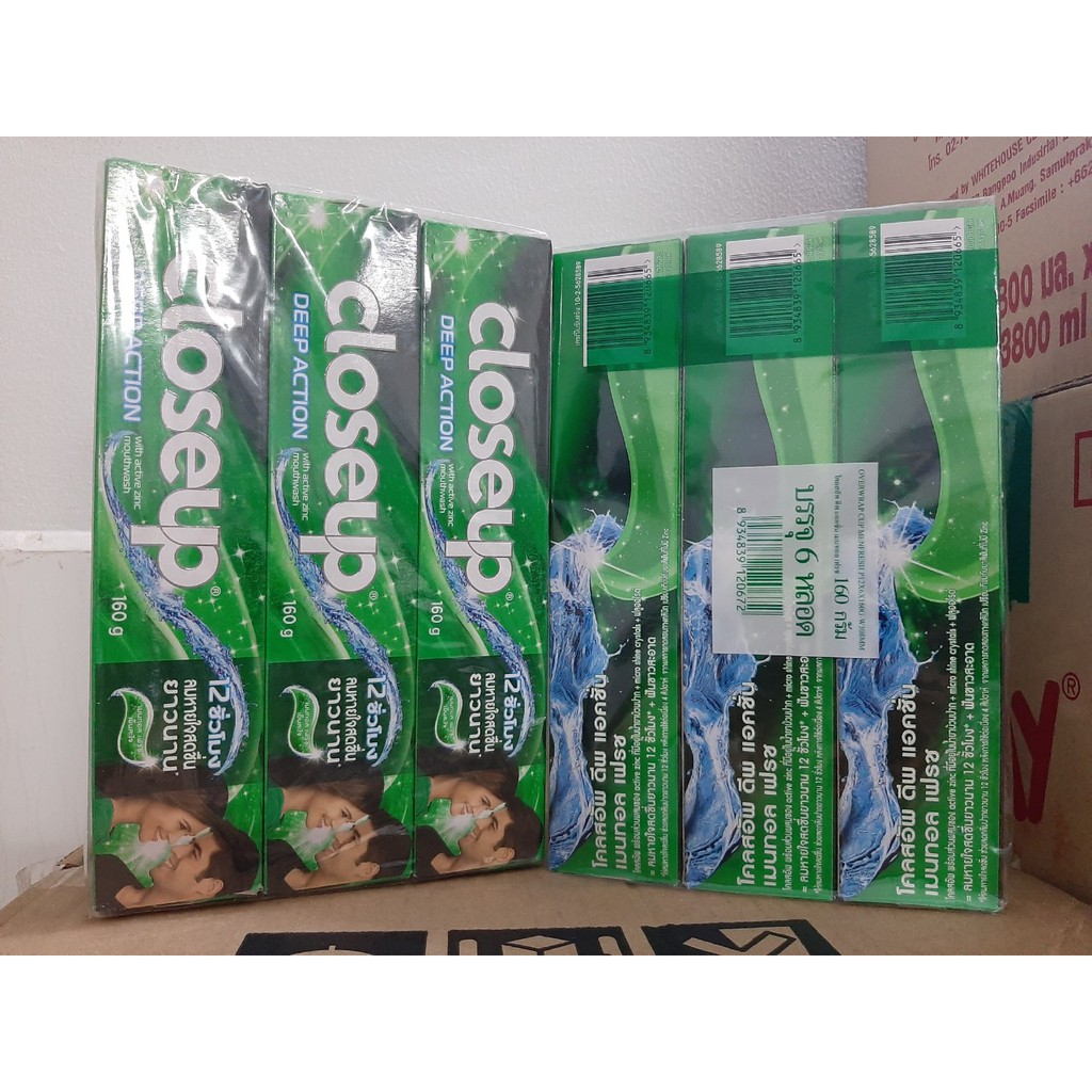 Kem đánh răng Closeup 160gr Thái Lan