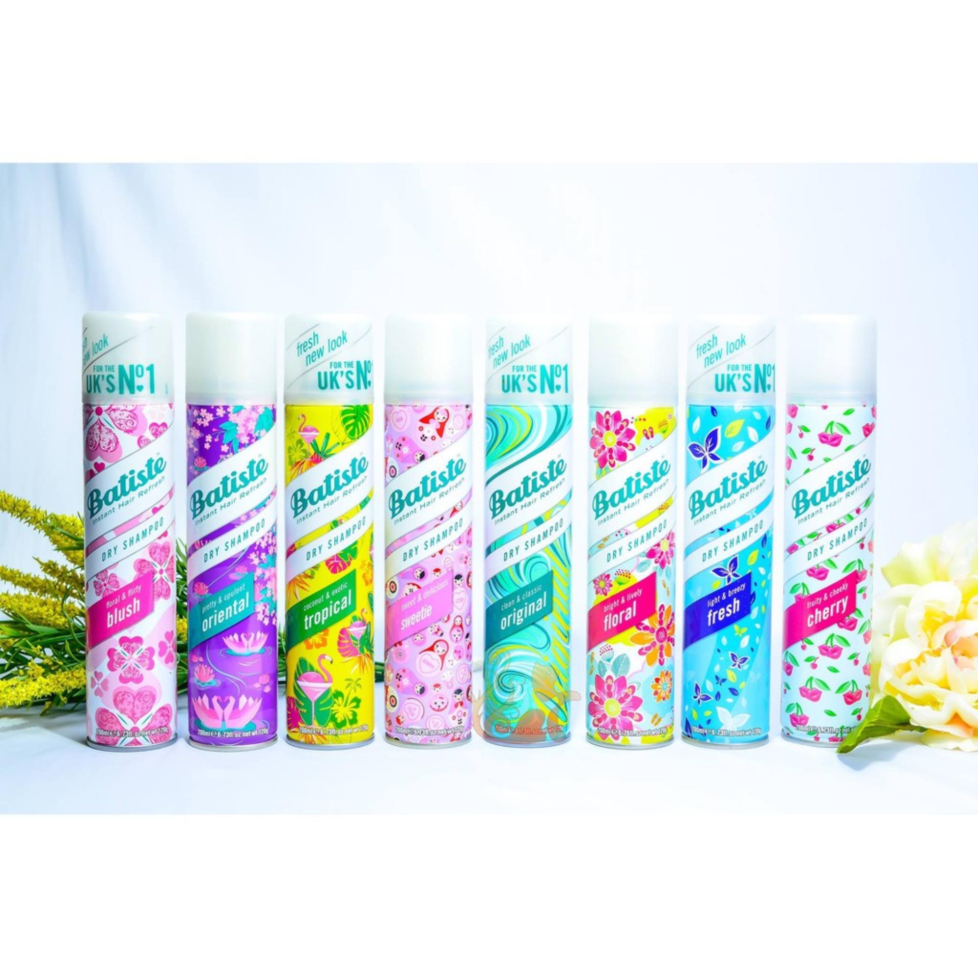 Dầu Gội Khô Batiste Dry Shampoo (200ml) – Original
