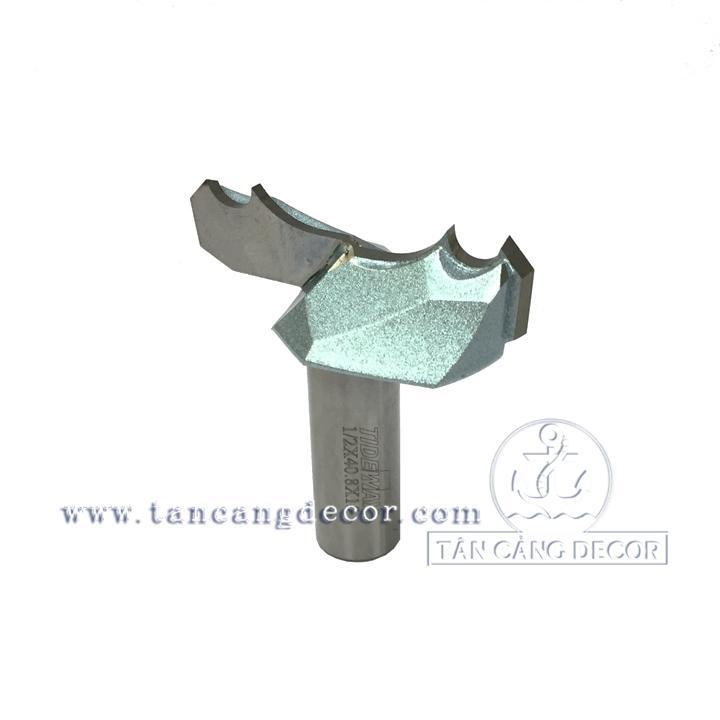 Mũi Router Tideway Đánh Chỉ Bánh Xe D48 mm Cốt 12.7 mm