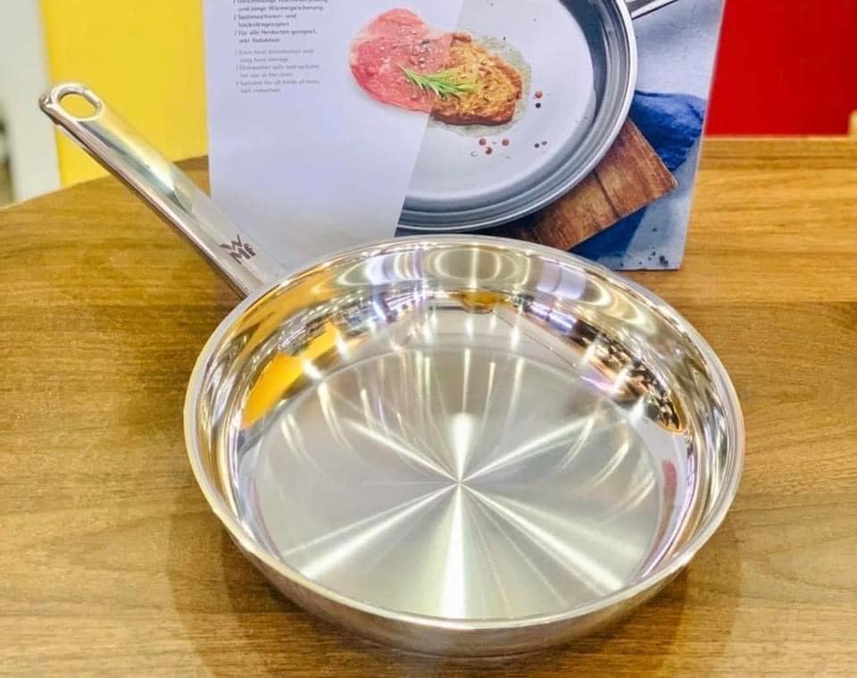 Chảo inox WMF không chống dính dùng được cho bếp từ