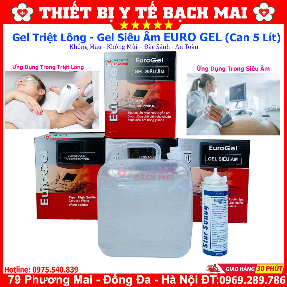 Gel Triệt Lông Euro Gel [Can5 Lít]