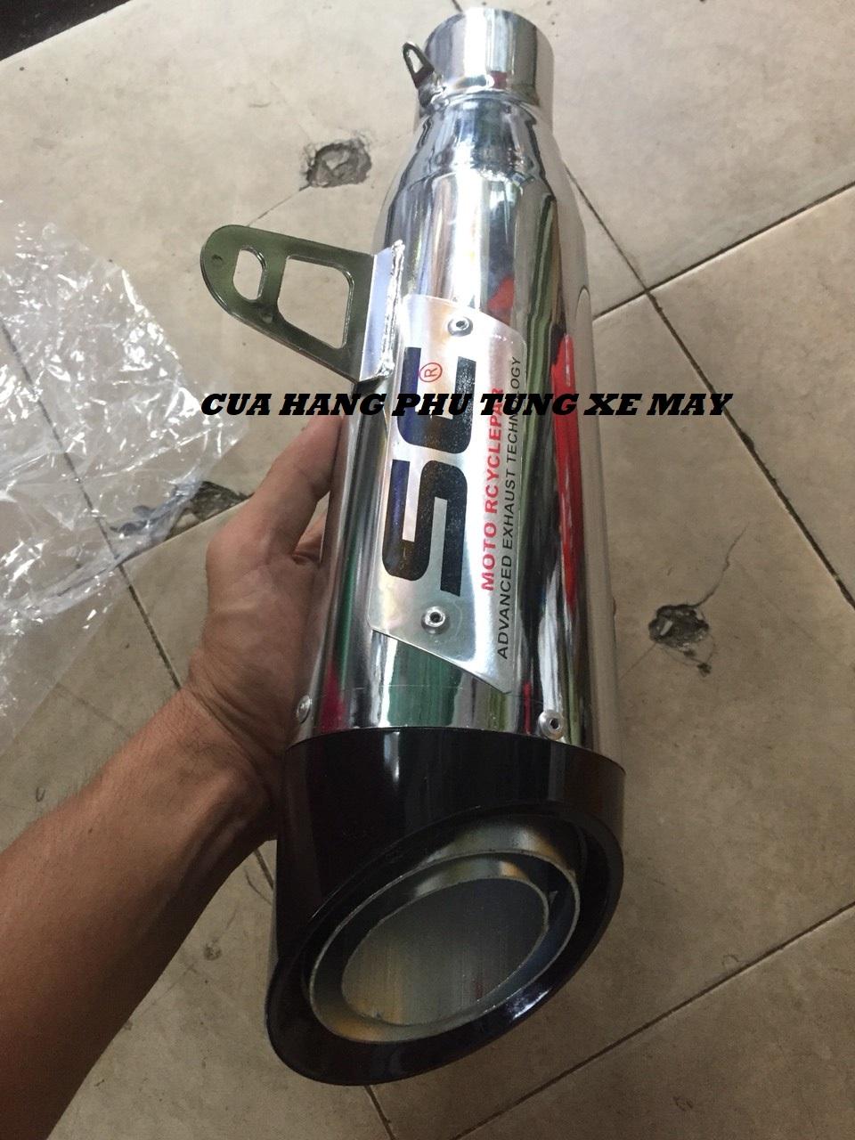 Pô SC xéo inox , tiếng pô mạnh mẽ, uy lực