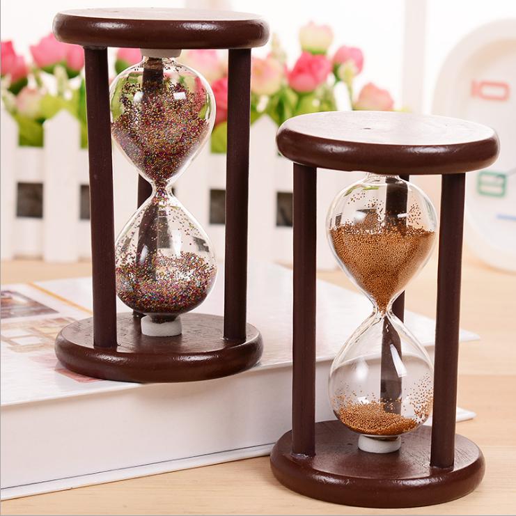 Đồng hồ cát khung gỗ để bàn bền đẹp