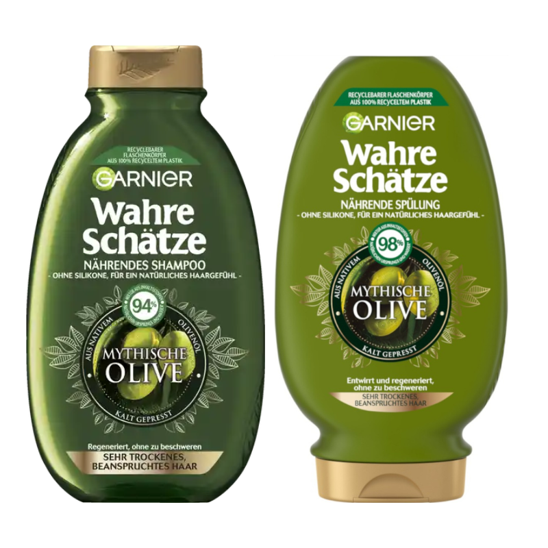 Dầu gội, kem ủ tóc Garnier Wahre Schatze - Hàng Đức
