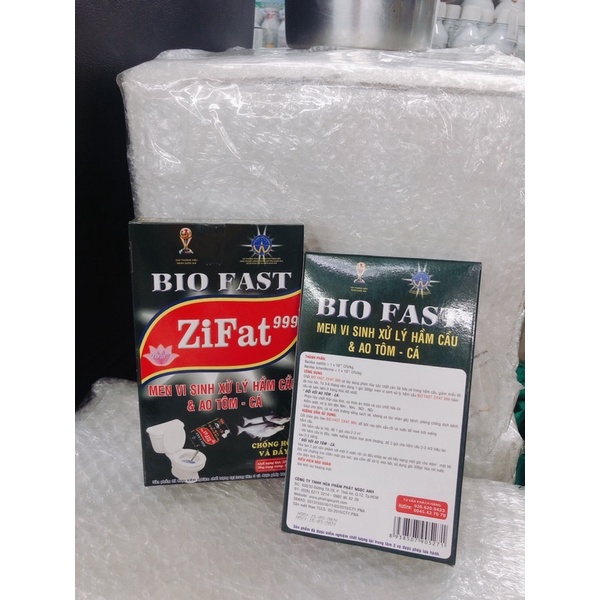 Men vi sinh BIO FAST - xử lý hầm, cầu, ao tôm cá .