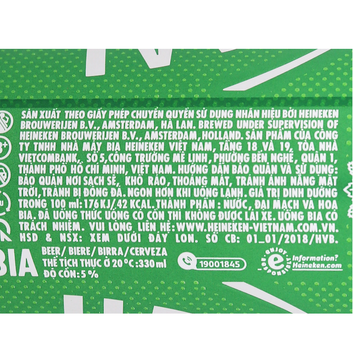 THÙNG 24 LON BIA HEINEKEN 330ML
