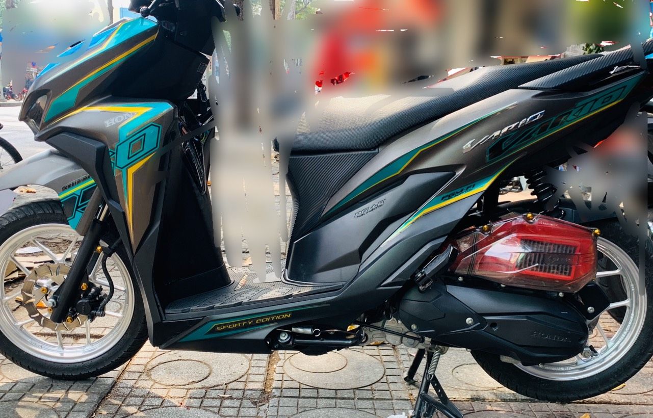 [HCM]Tem rời candy bóng dán xe vario vàng cát