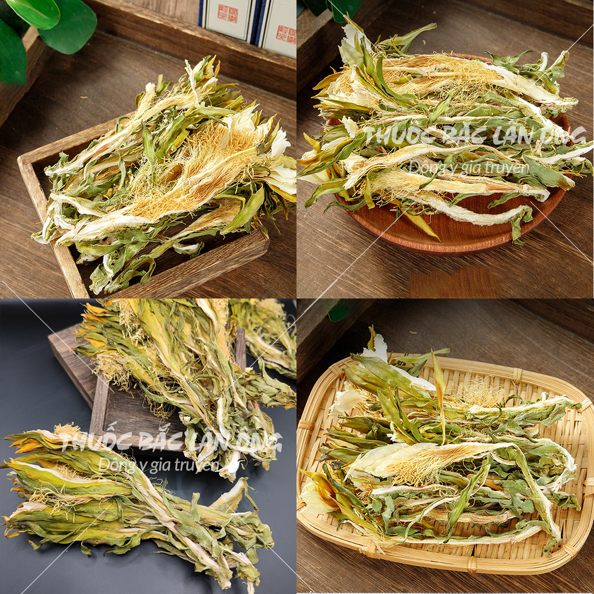 Hoa bá vương khô 500g (Hoa thanh long thanh nhiệt) - Thuốc Bắc Lãn Ông