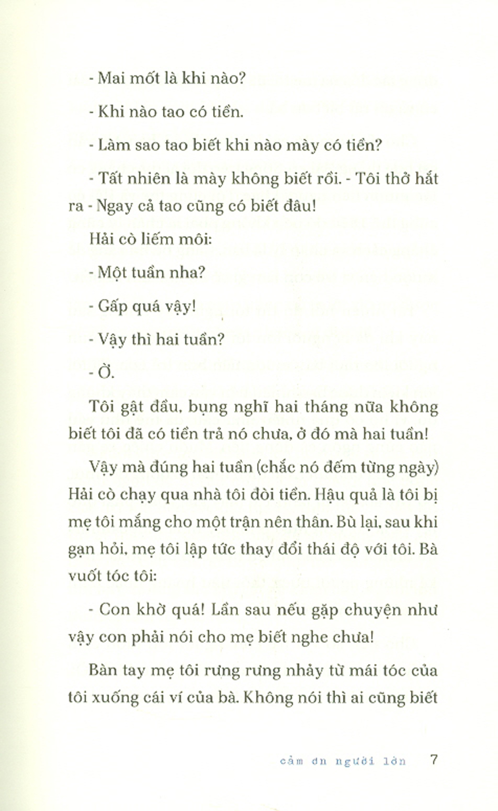 Cảm Ơn Người Lớn (Bìa Cứng)