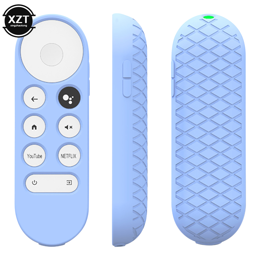 Ốp silicon mềm chống trượt cho chromecast vỏ bảo vệ điều khiển từ xa cho chromecast tv 2020 điều khiển từ xa bằng giọng nói