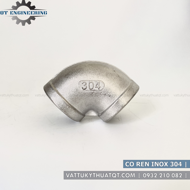 Co ren inox 304 | dn8,dn10,dn15,dn20 | vattukythuatqt.com