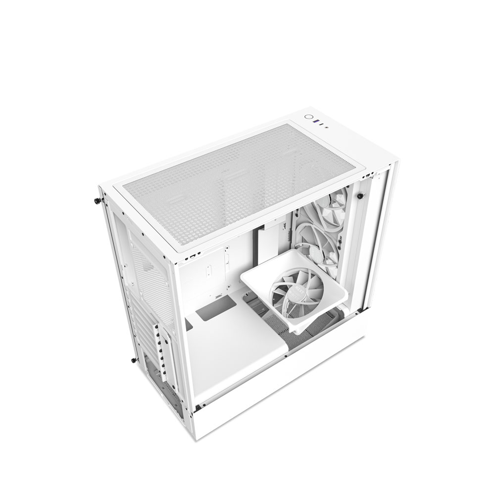 Vỏ Case NZXT H5 ELITE WHITE (Màu trắng)