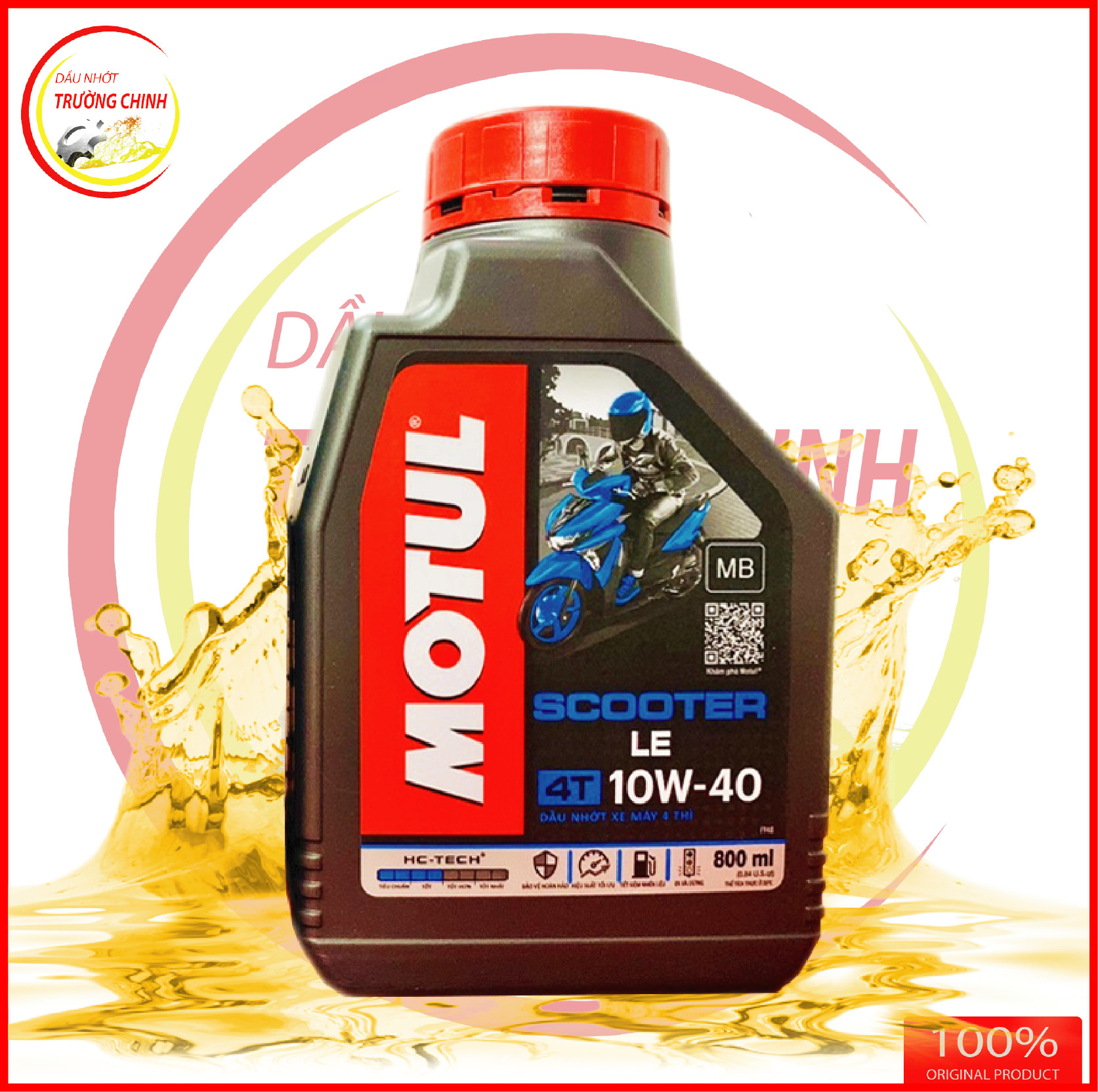 Nhớt Motul Scooter Le 10W40 dành cho xe ga