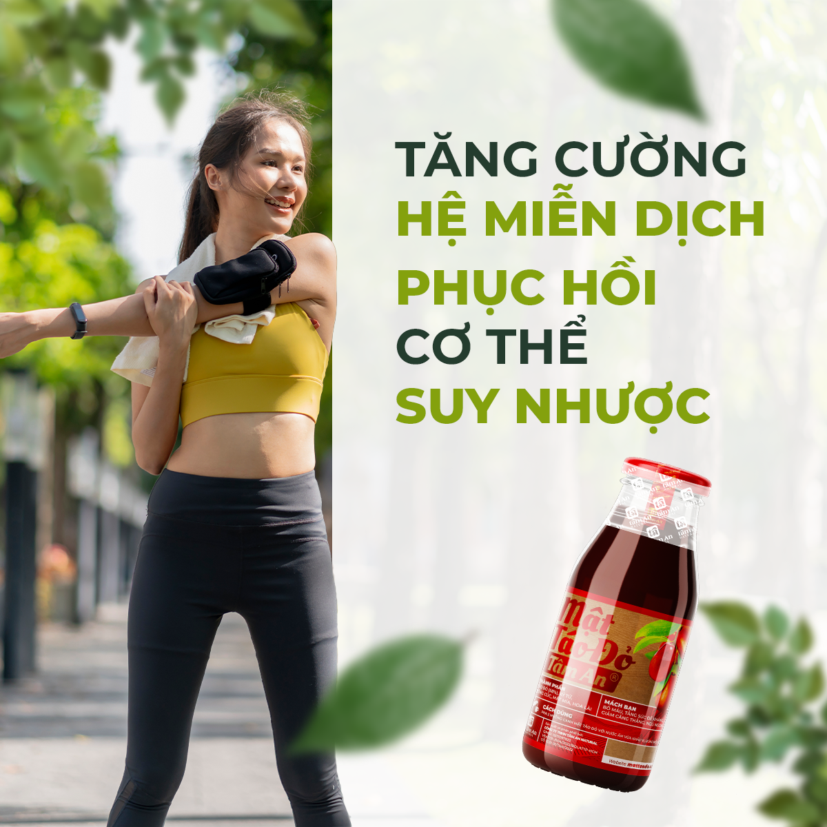 MẬT TÁO ĐỎ TÂM AN - 250ml