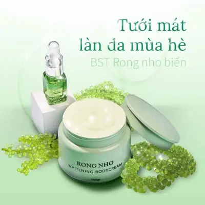[HCM]Kem trắng da toàn thân Rong Nho Acne Doctor Whitening Body Cream 150g + Tặng serum thâm mụn thêm trắng da mịn màng