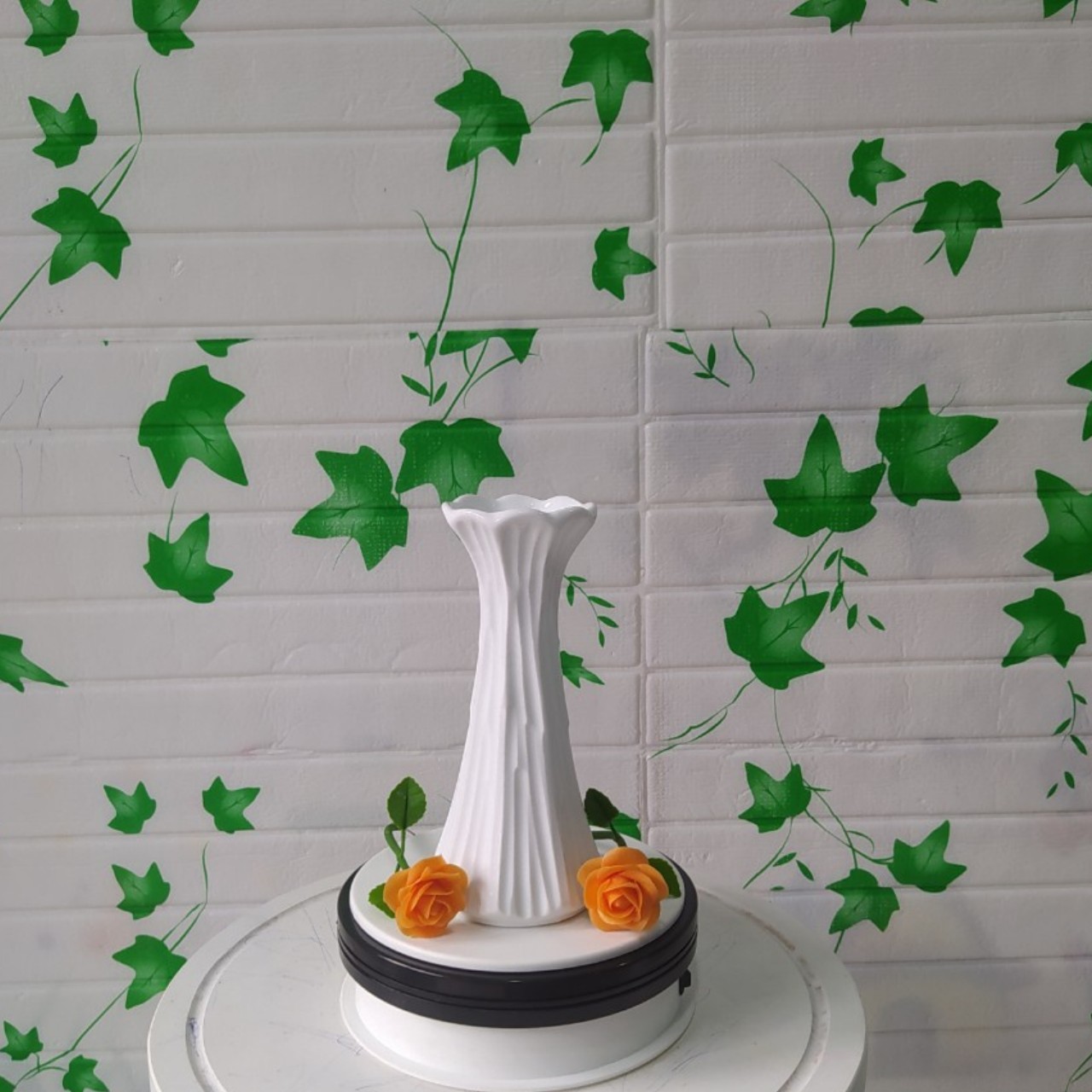 Bình cắm hoa mini 1 bông gốm sứ Bát Tràng