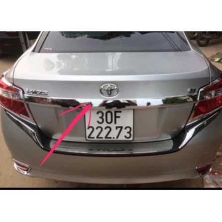 Ốp tay mở cốp xe Toyota Vios 2014 - 2017