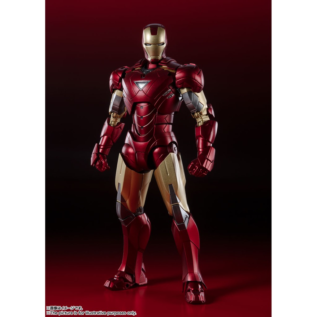 [HCM][Order báo giá] Mô hình chính hãng SHF: Iron man Mk6 (battle damaged)
