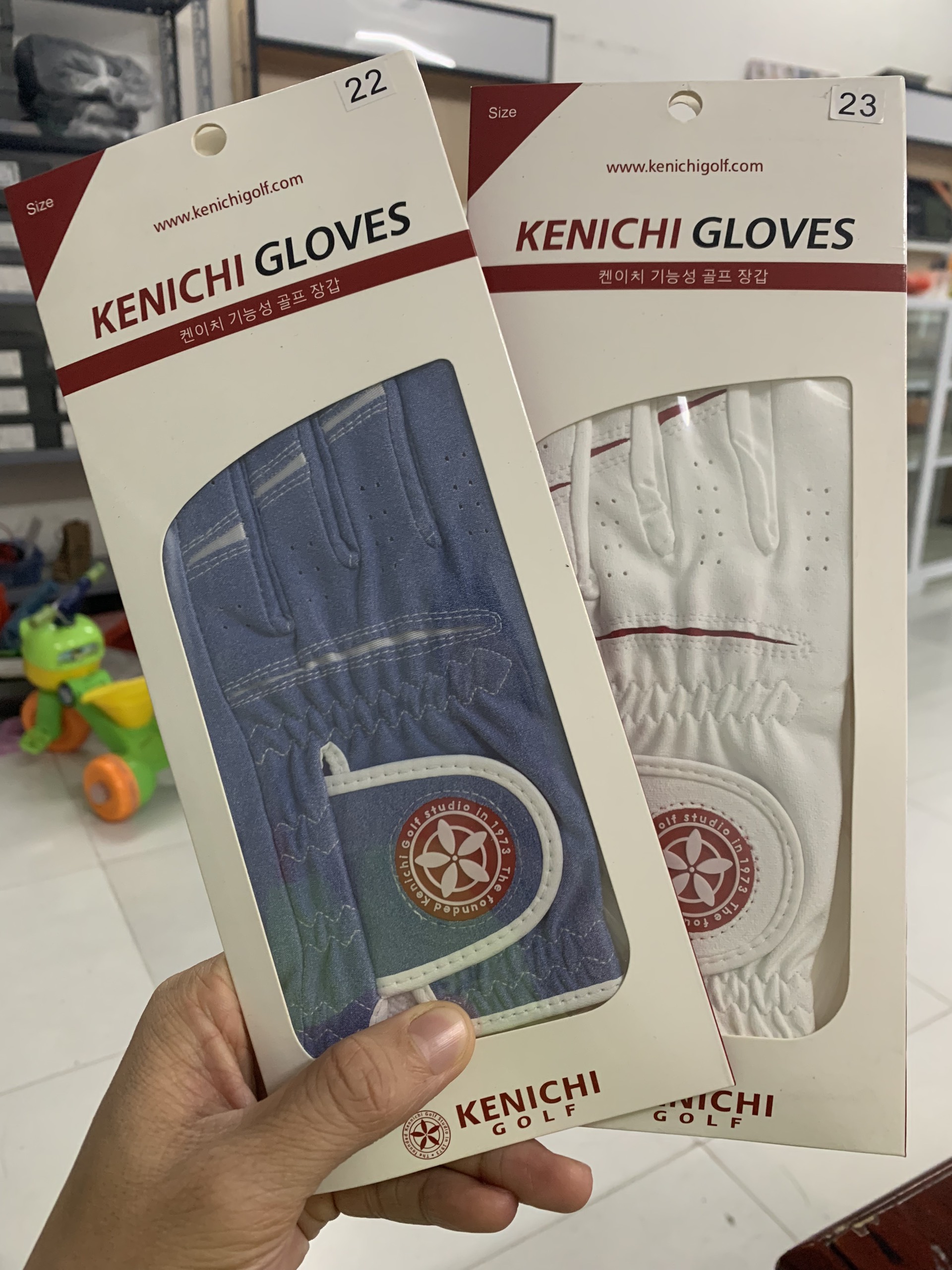 Găng tay golf kenichi hàn quốc.